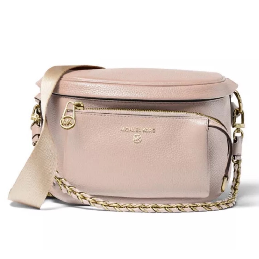Michael Kors Slater Sling Soft Pink/Gold Pack Messenger
